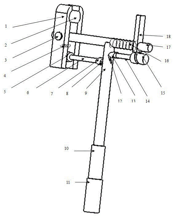 Fluorescent lamp tube replacing device