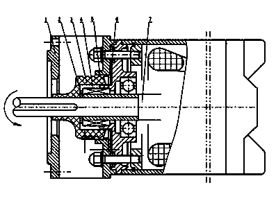 Sand-preventing sealing device of submersible electric pump