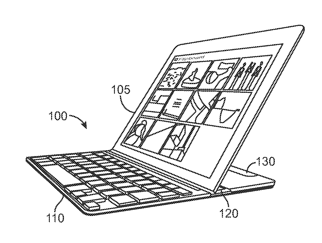 Protective cover for a tablet computer