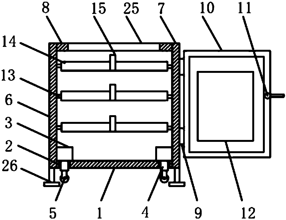 Shoe last sample plate containing device for leather shoe making