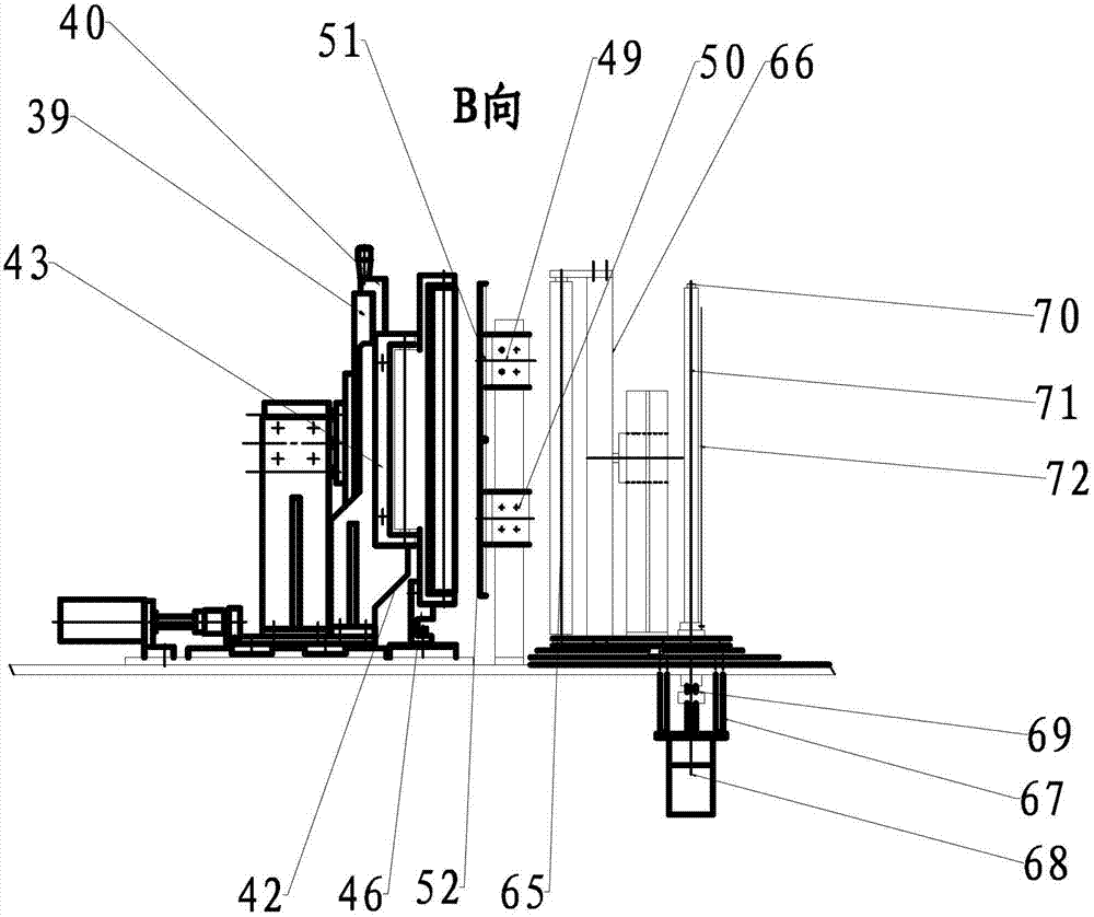 Automatic loading and unloading device of lithium battery pole piece