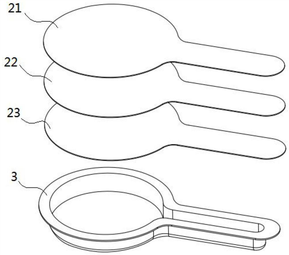 Food label capable of preventing ink from permeating