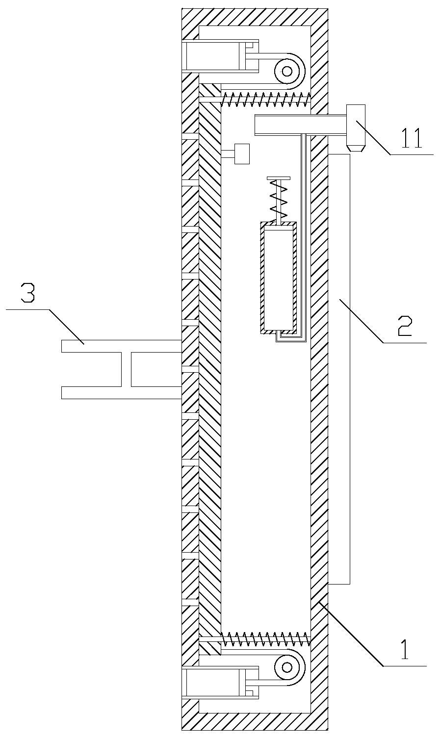 Dust removal and heat dissipation type navigation equipment for automobile