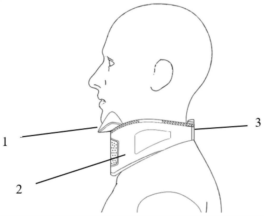 Device for training soft palate lifting and pharyngeal cavity expansion