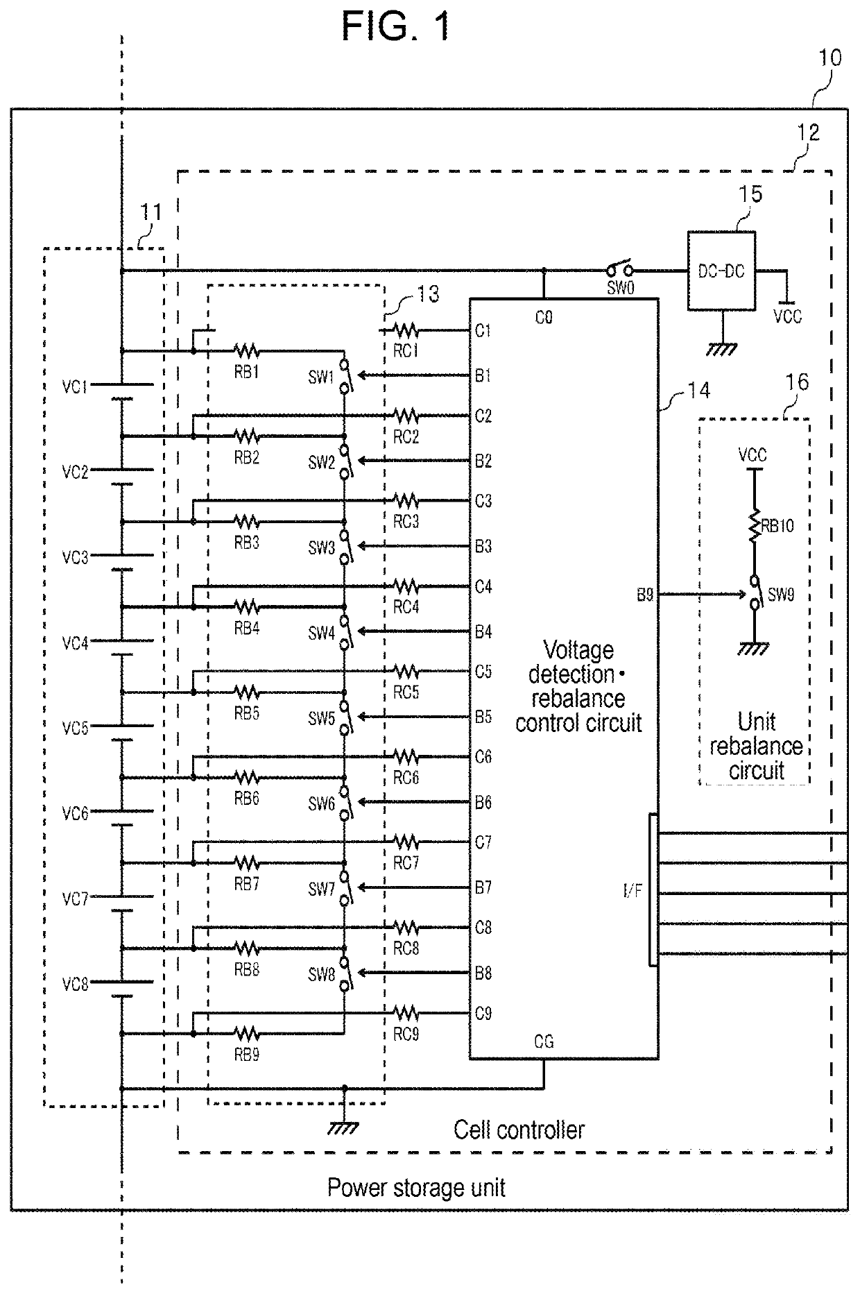 Power storage unit and power storage system