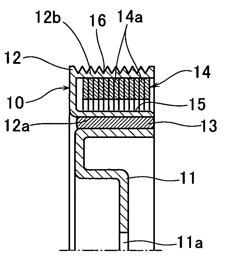 Torsional damper pulley