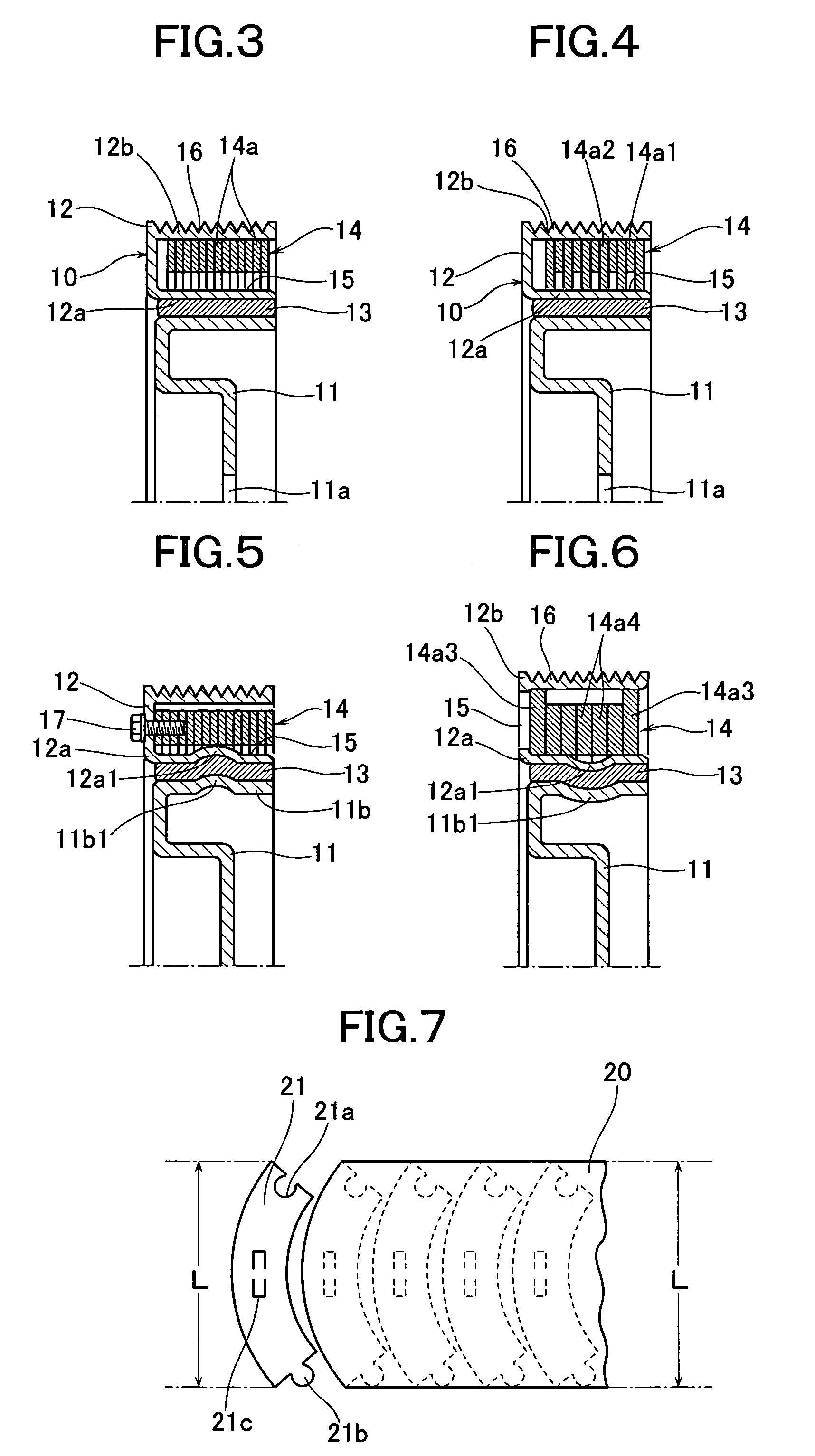 Torsional damper pulley