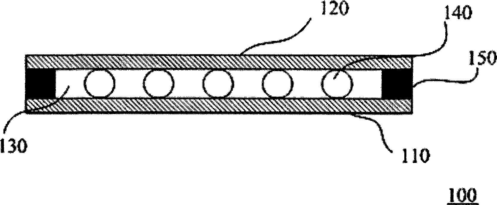 A structure of liquid crystal display panel