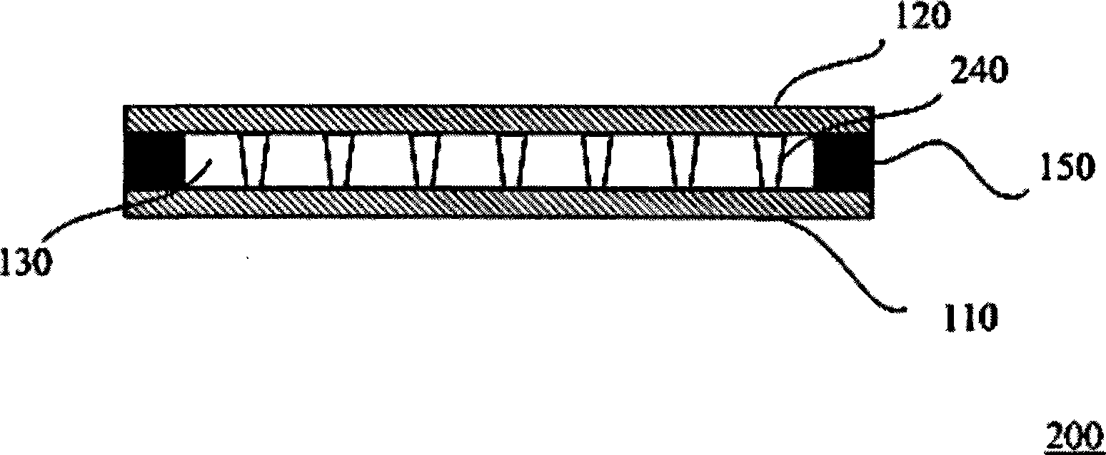 A structure of liquid crystal display panel