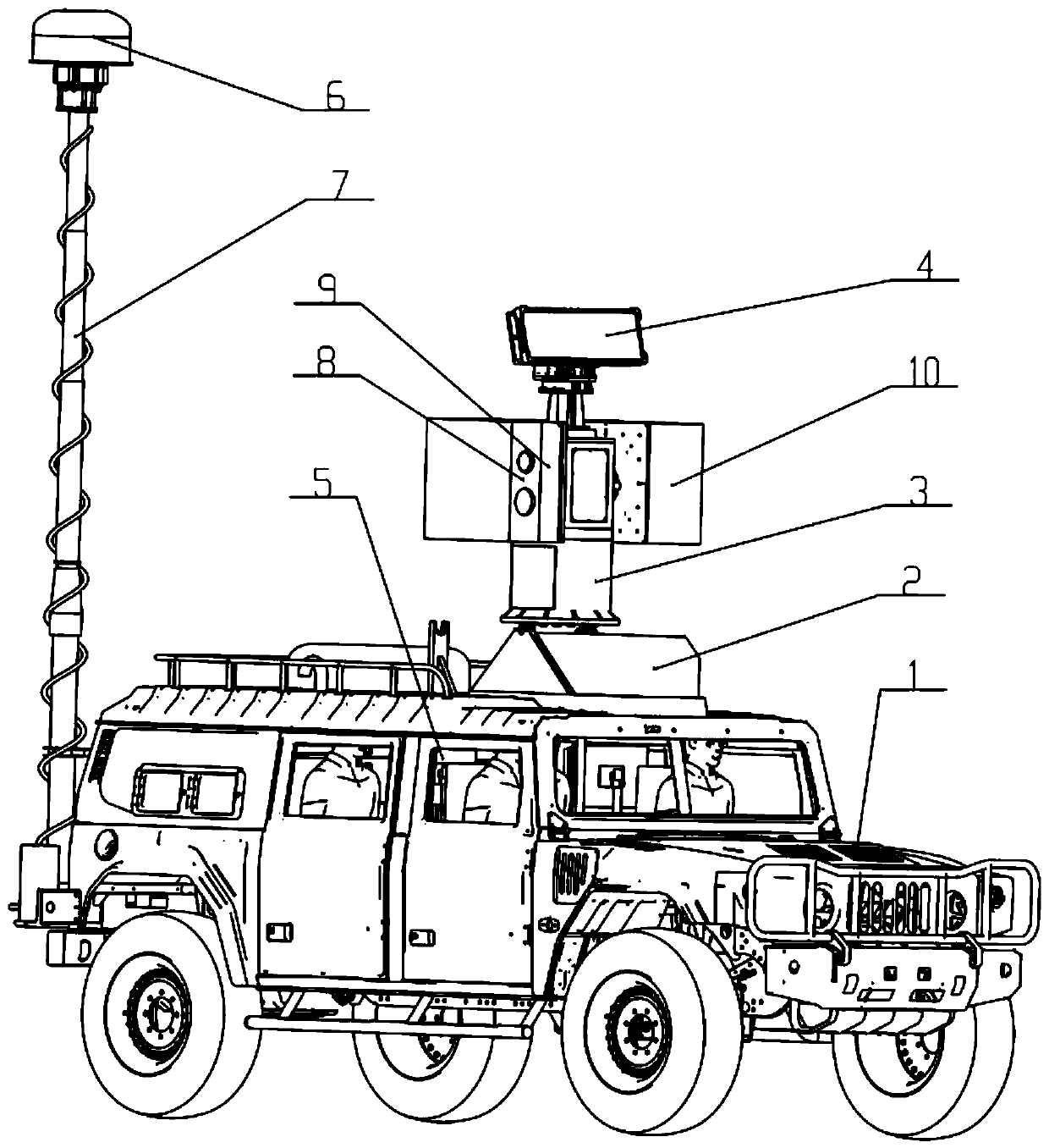 High-integration anti-unmanned aerial vehicle system and method