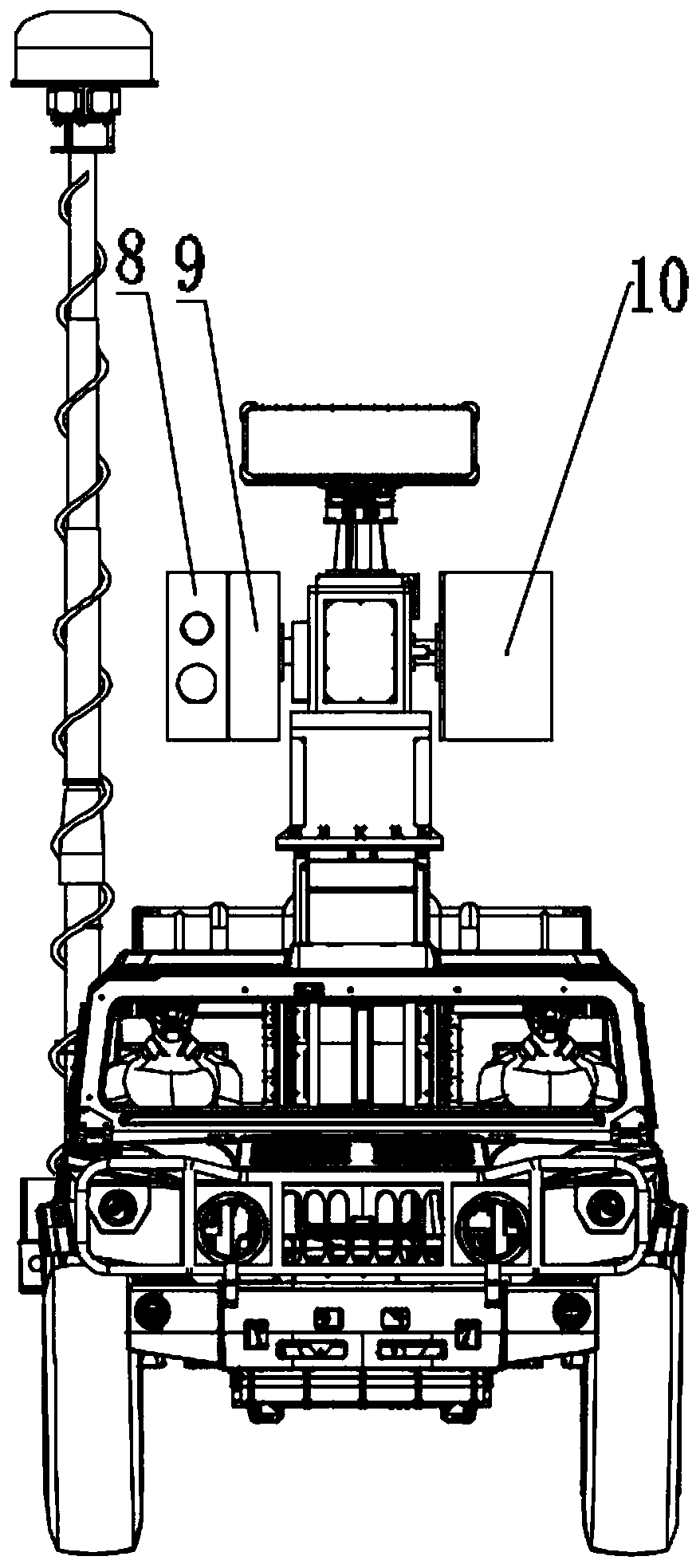 High-integration anti-unmanned aerial vehicle system and method