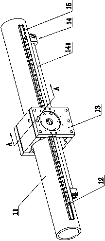 Processing method of machine tool mobile support cross beam shaft, the machine tool mobile support cross beam shaft and special clamp of the machine tool mobile support cross beam shaft