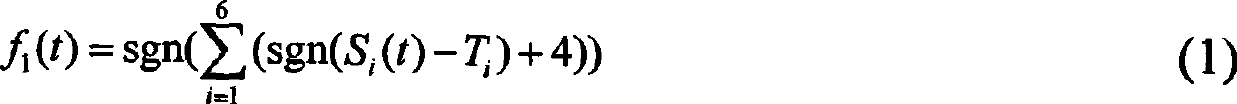 On-line recognizing method of hand gesture mode established based on sEMG