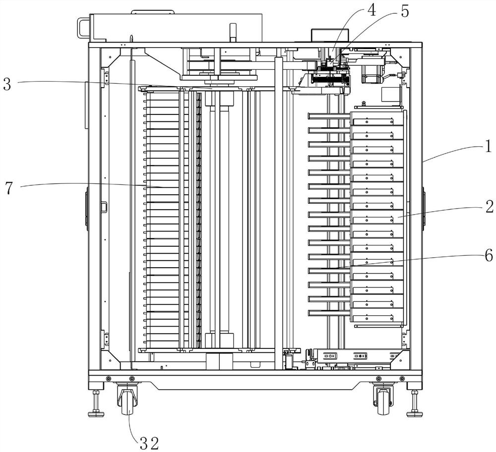 Box type CD-ROM automatic storage device