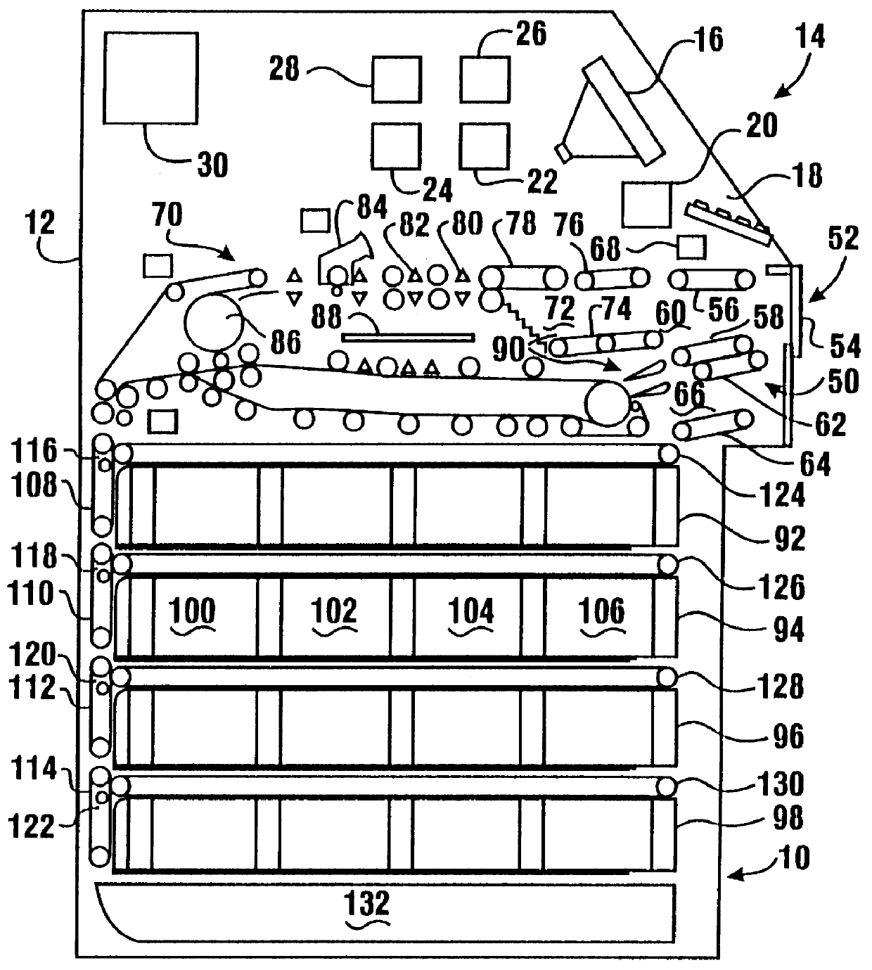 Automated banking machine with self auditing capabilities and system