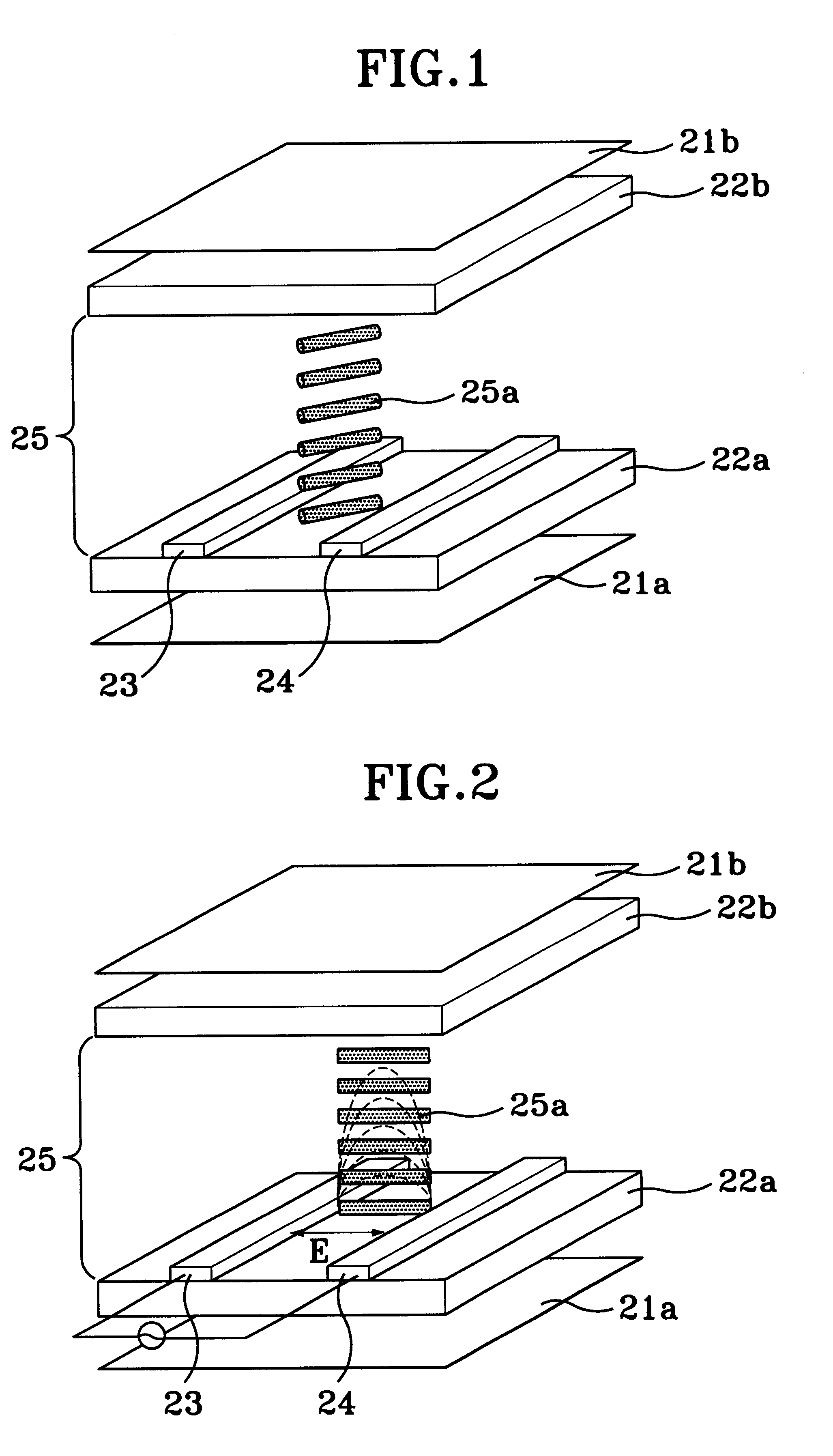 IPS LCD having molecules remained parallel with electric fields applied