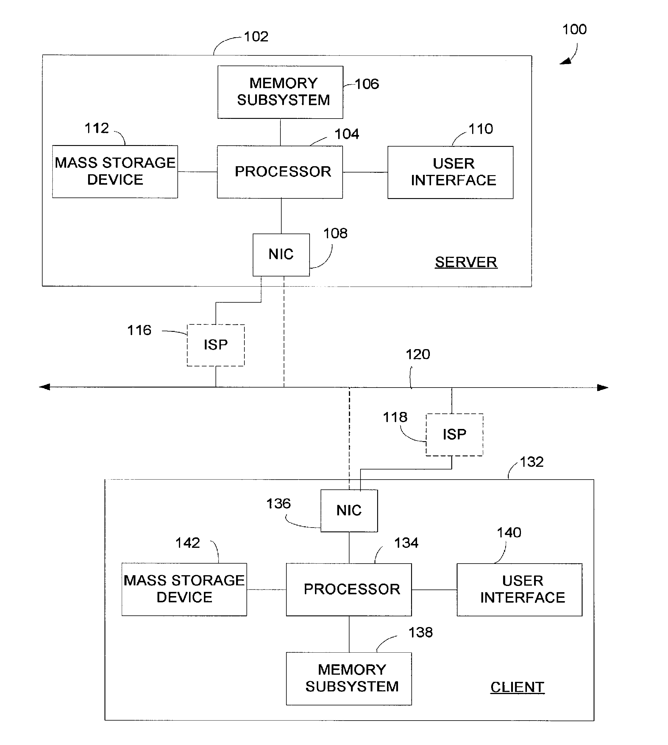 Predictive prefetching of data from remote client-state cache from server to update local client-state cache