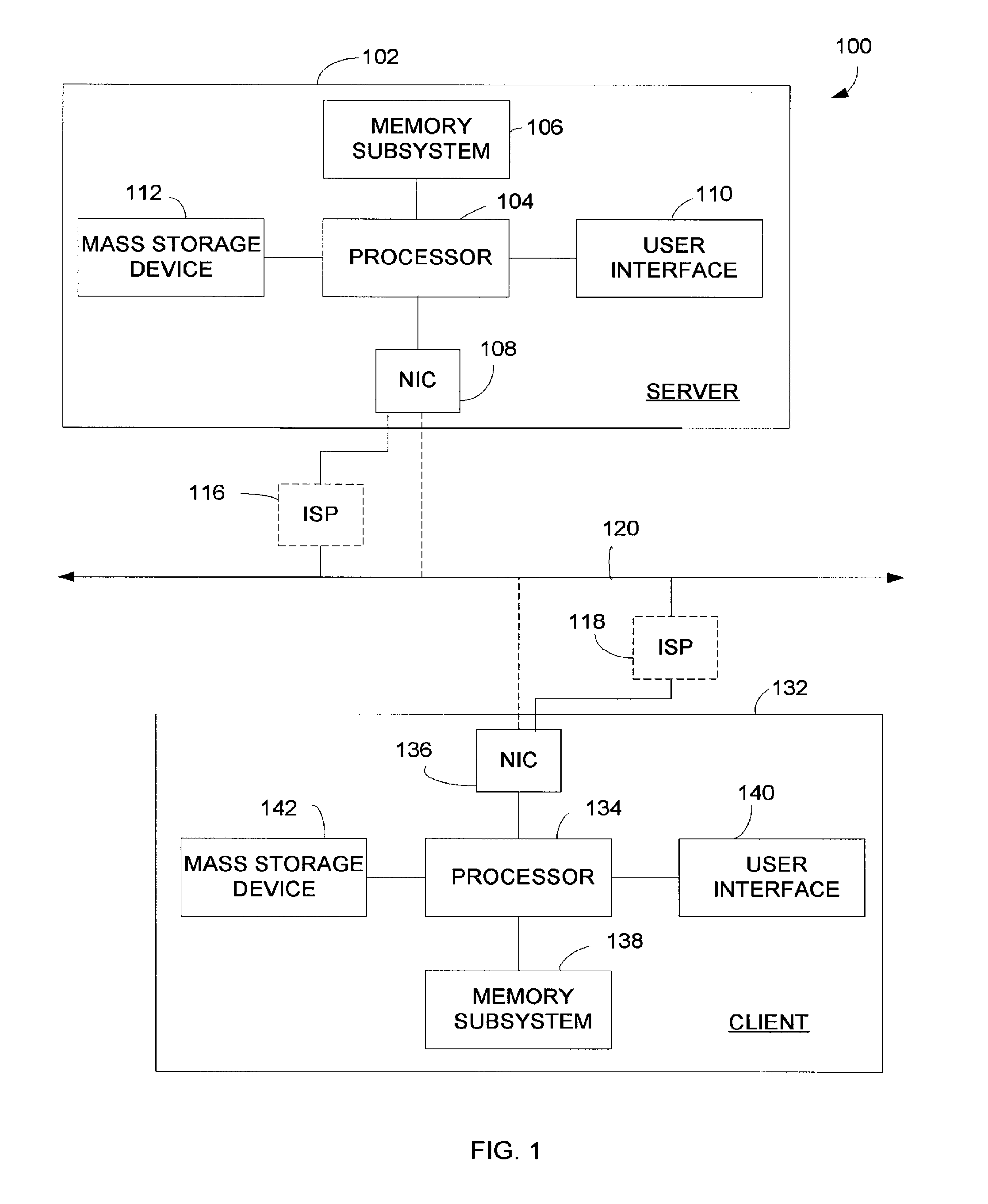 Predictive prefetching of data from remote client-state cache from server to update local client-state cache