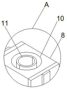 Reagent pouring assisting device for pharmaceutical experiment