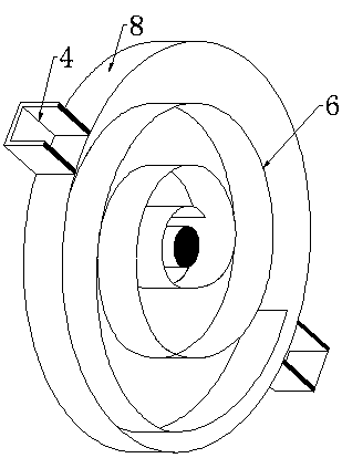 Vortex plate type rotor filter