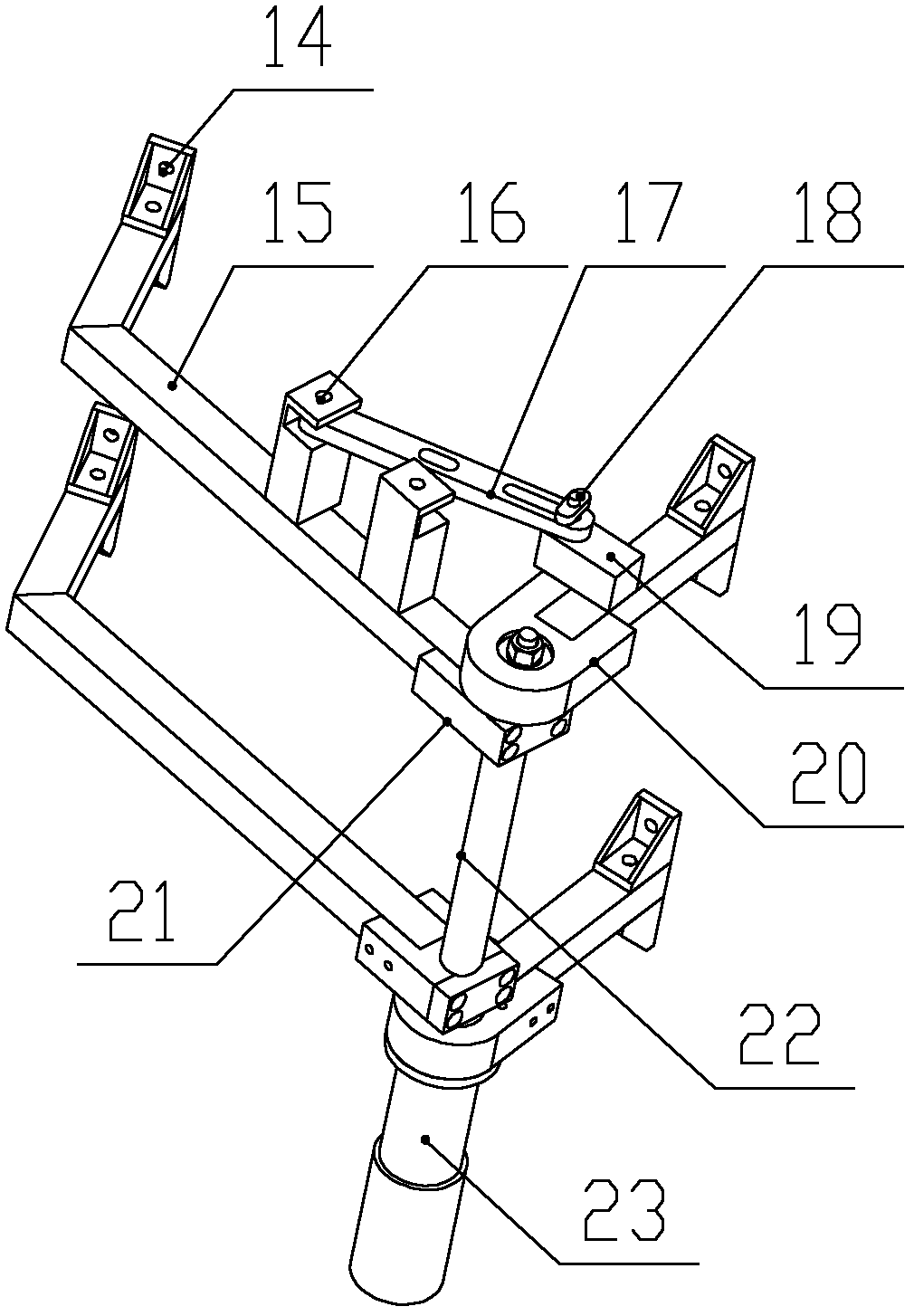 Intelligent detection robot system for horizontal insulator strings