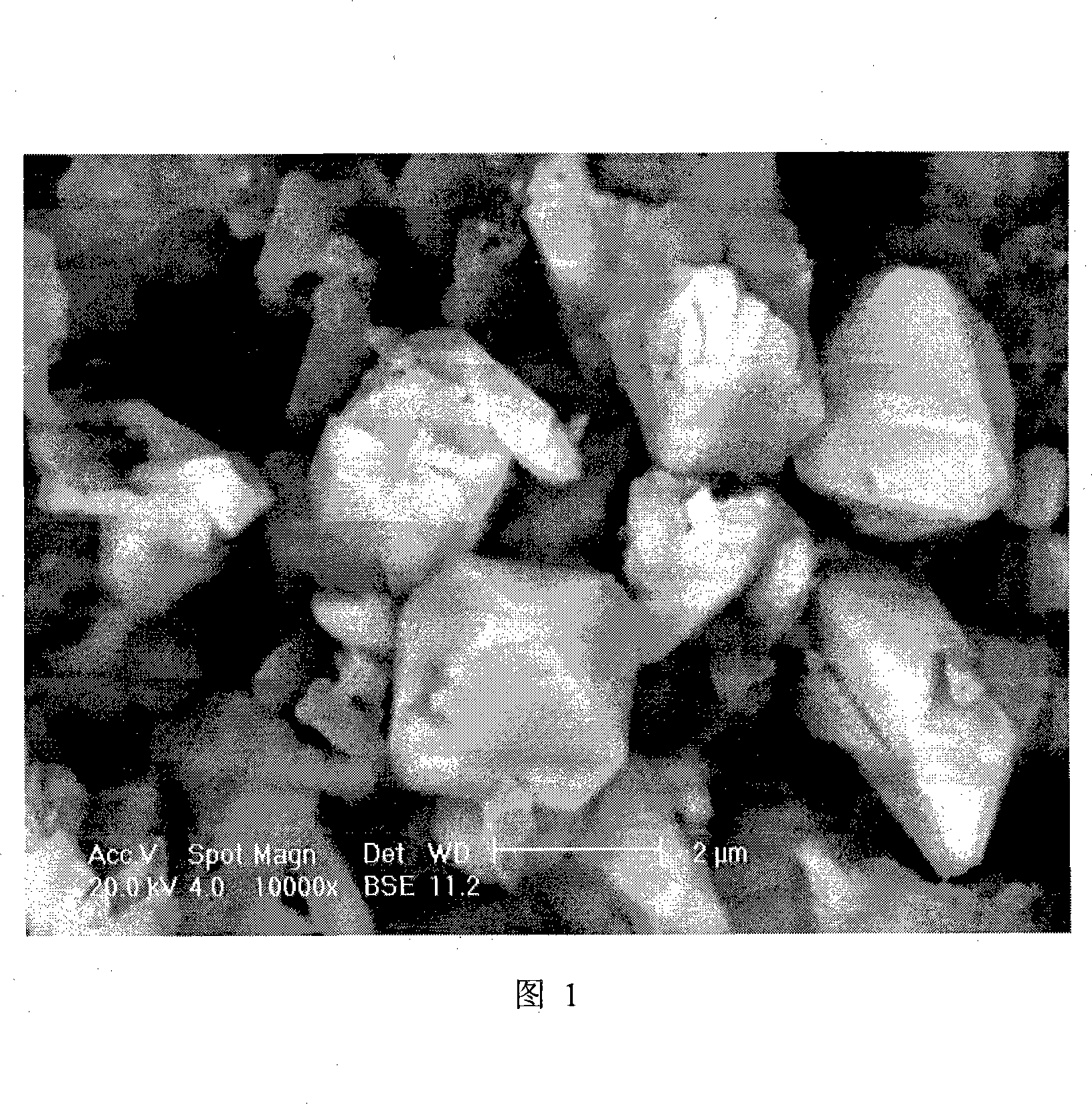 Method for preparing zirconium oxide powder from zircon