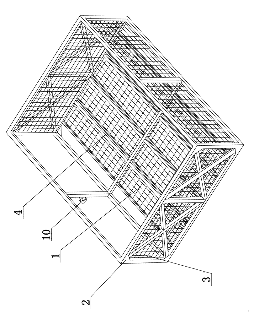 Laminated pin type oven for flue-cured tobaccos