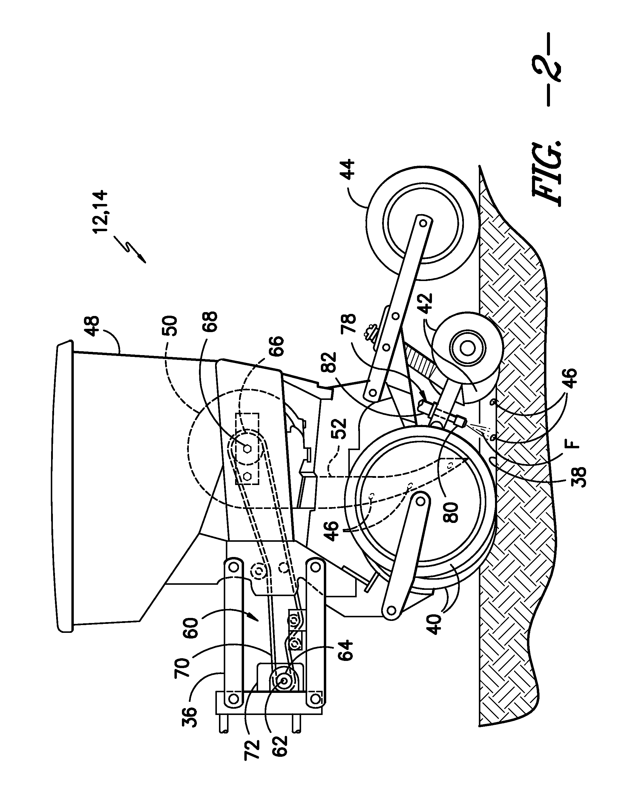 System and method for spraying seeds dispensed from a twin row planter