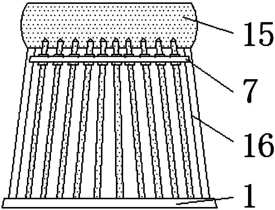 Solar water heater allowing dust to be removed conveniently