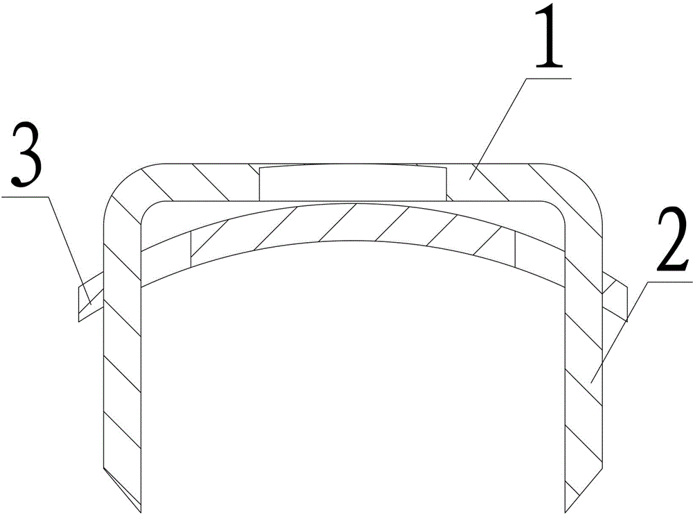 Suturing nail of circumcision instrument