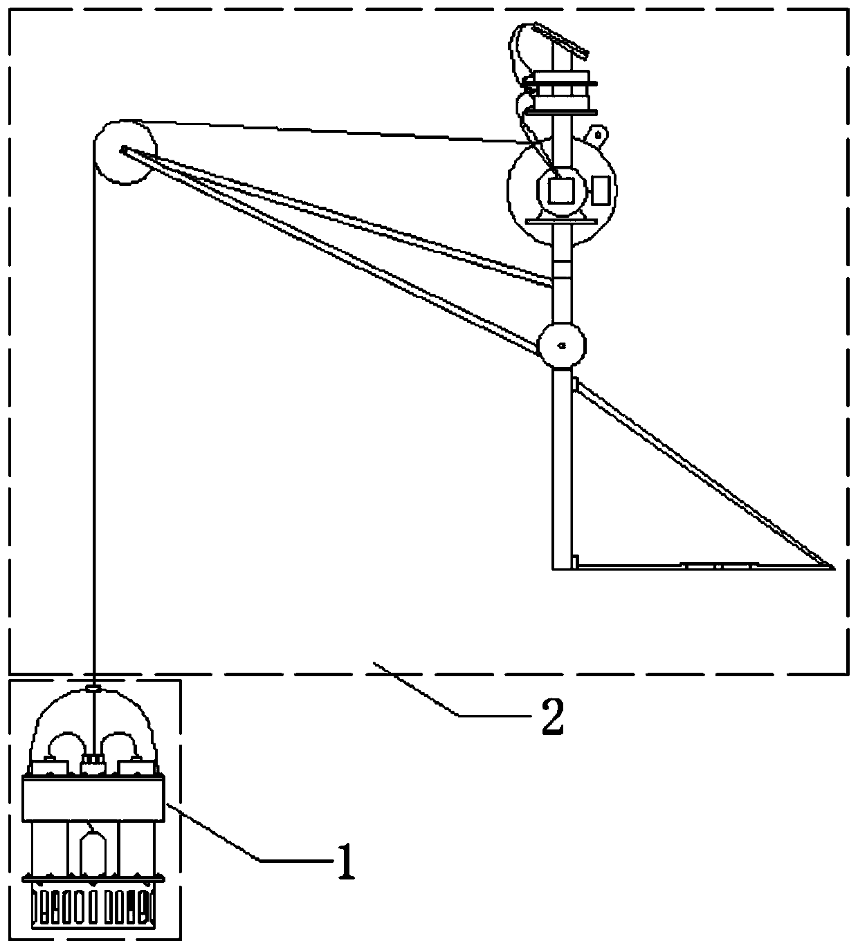 A buoyancy compensation type multi-parameter vertical water quality data automatic collection device and using method