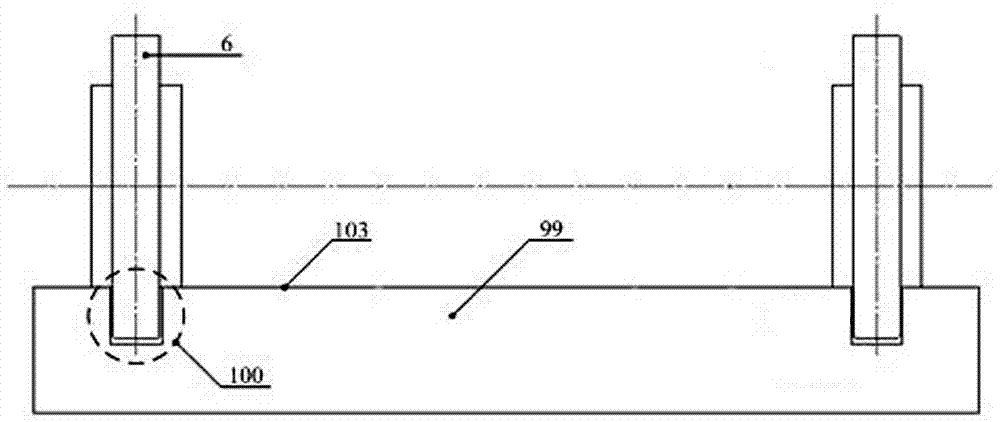 RFID (radio frequency identification)-based two-bin rail-bound conveying vehicle and rail layout and positioning control method