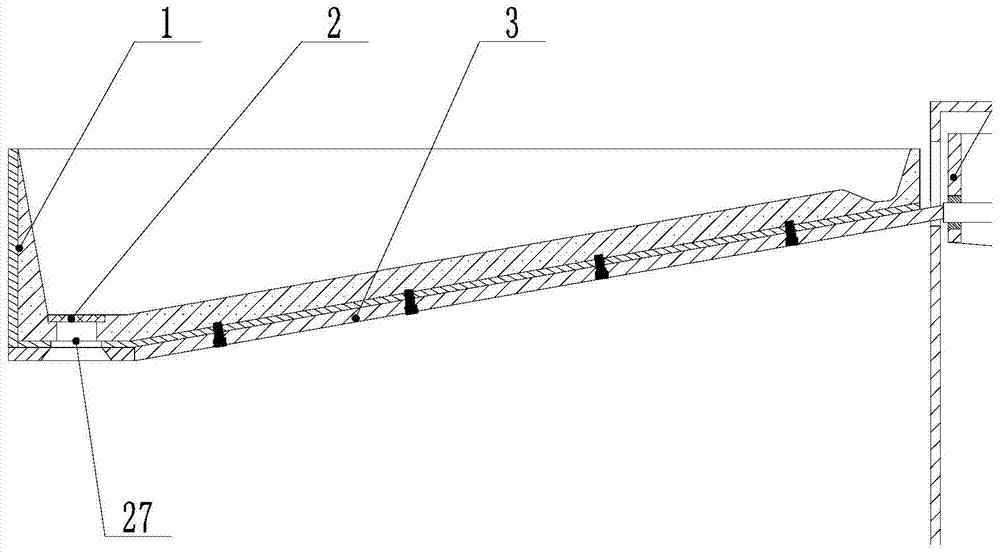 Pouring machine and pouring method for liquid die forging