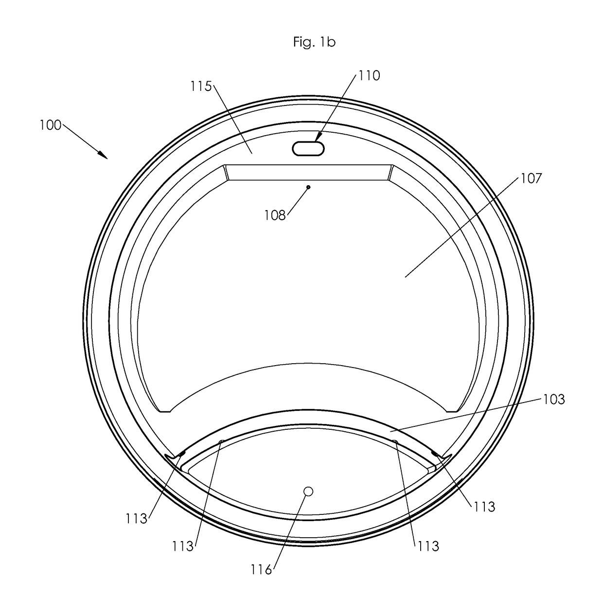 Container lid with integral lid holder