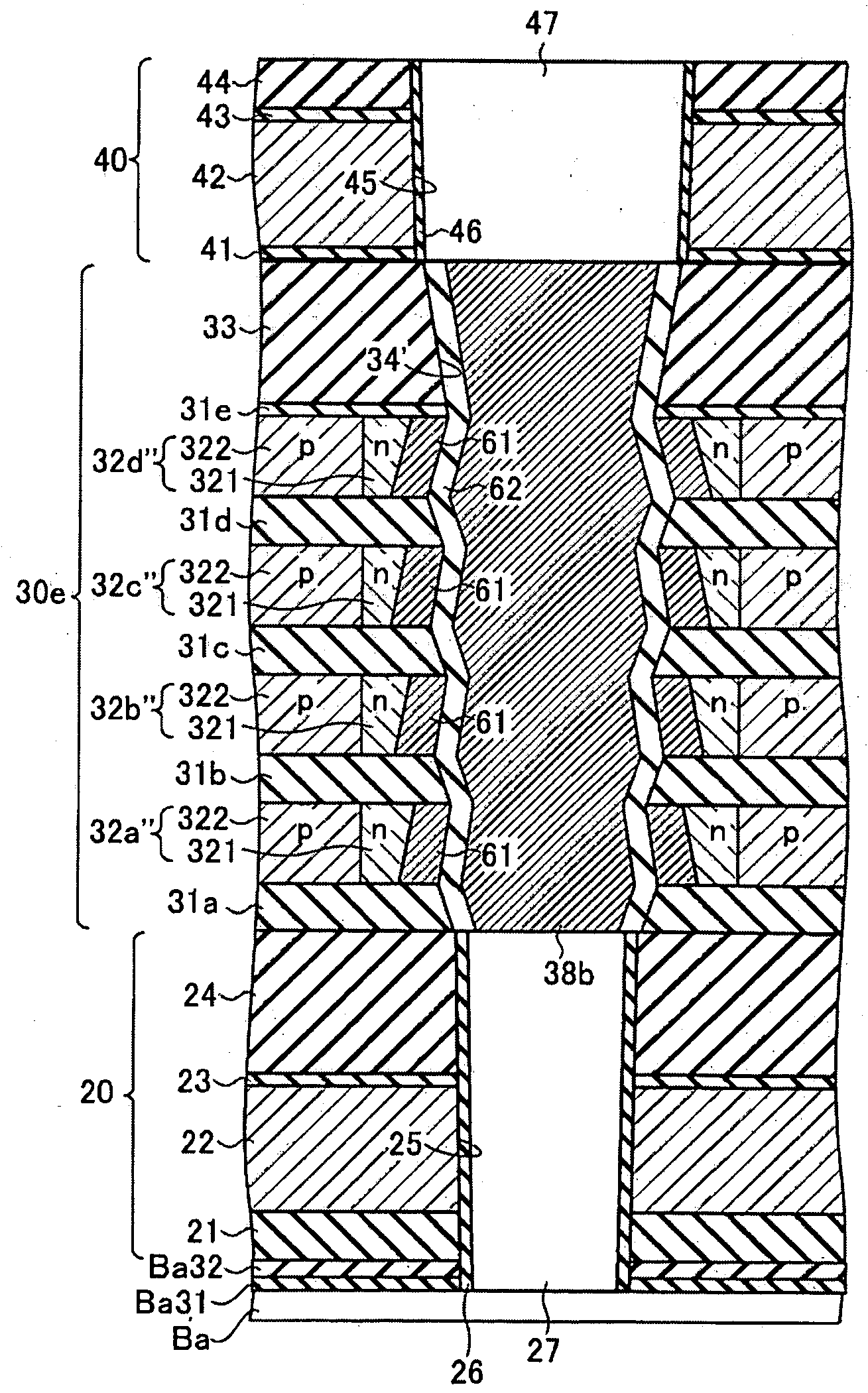 Non-volatile semiconductor storage device and method of manufacturing the same