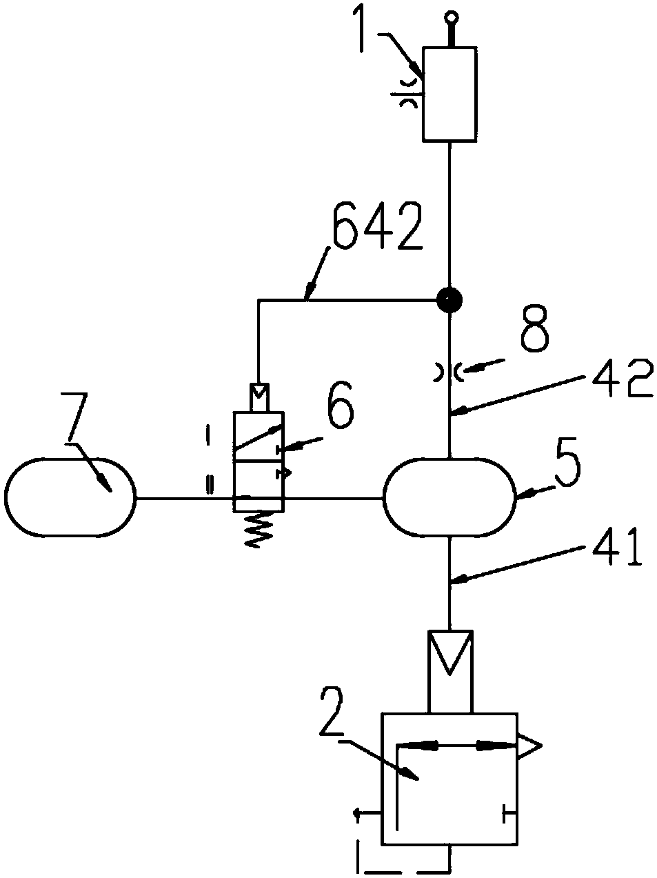 Locomotive and backup braking device thereof