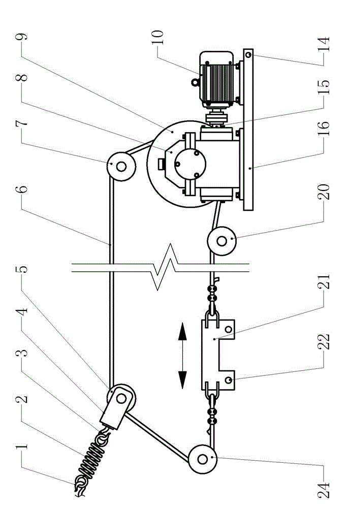 Agricultural machinery traction device for vegetable greenhouse