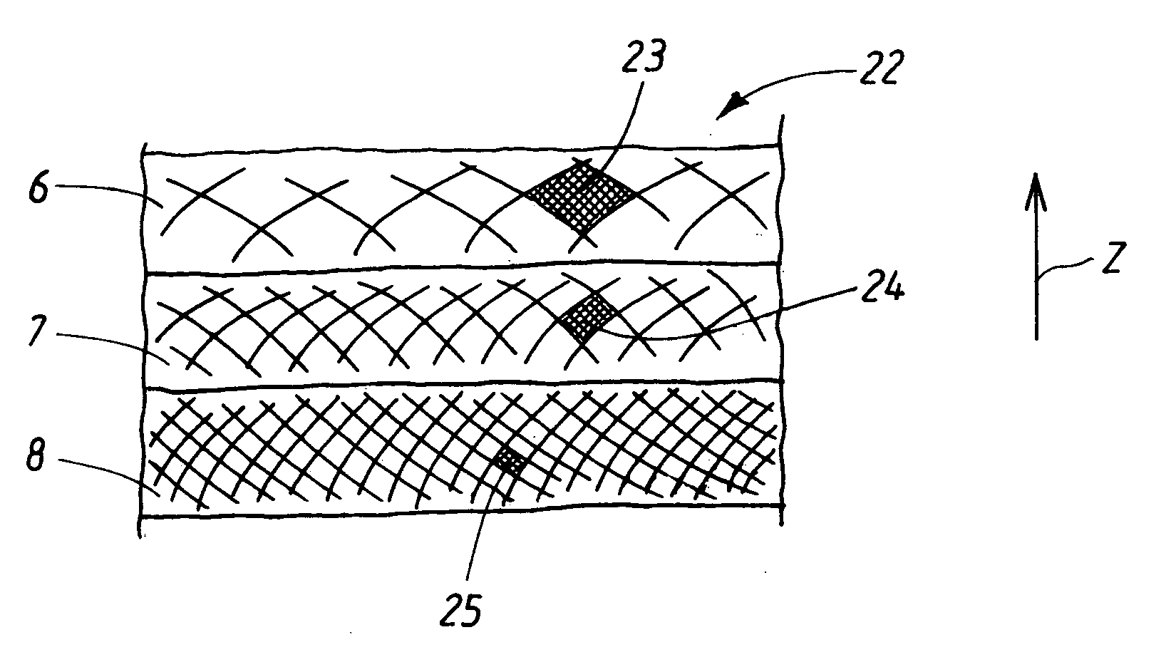 Method and arrangement for manufacturing a laminated structure