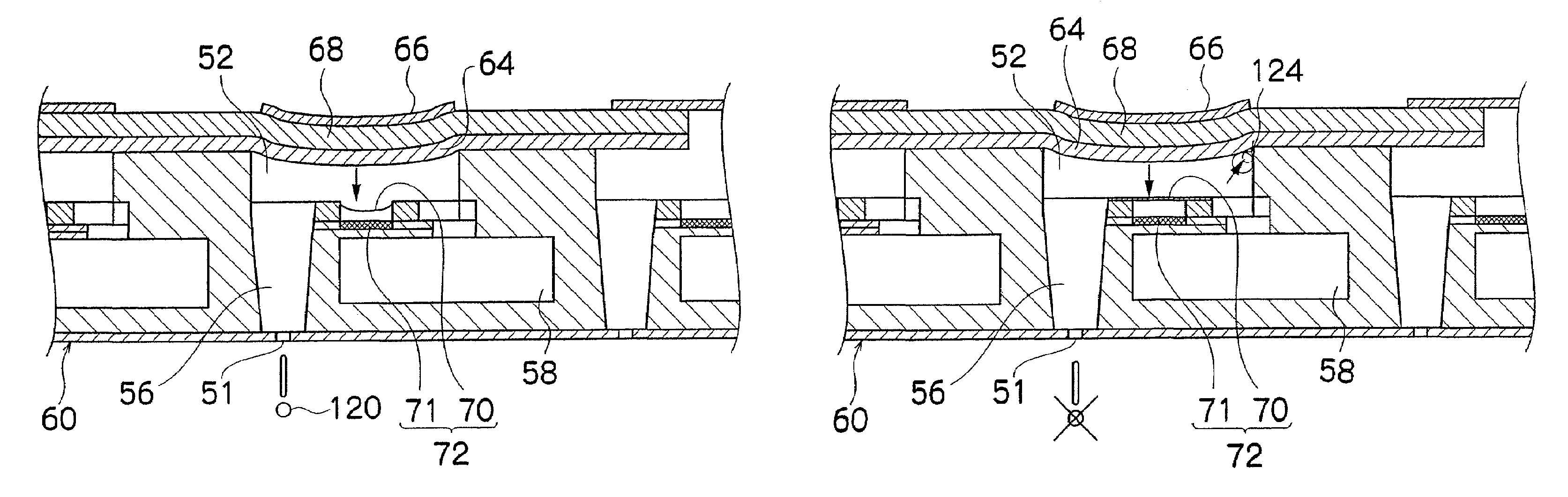 Discharge determination device and method