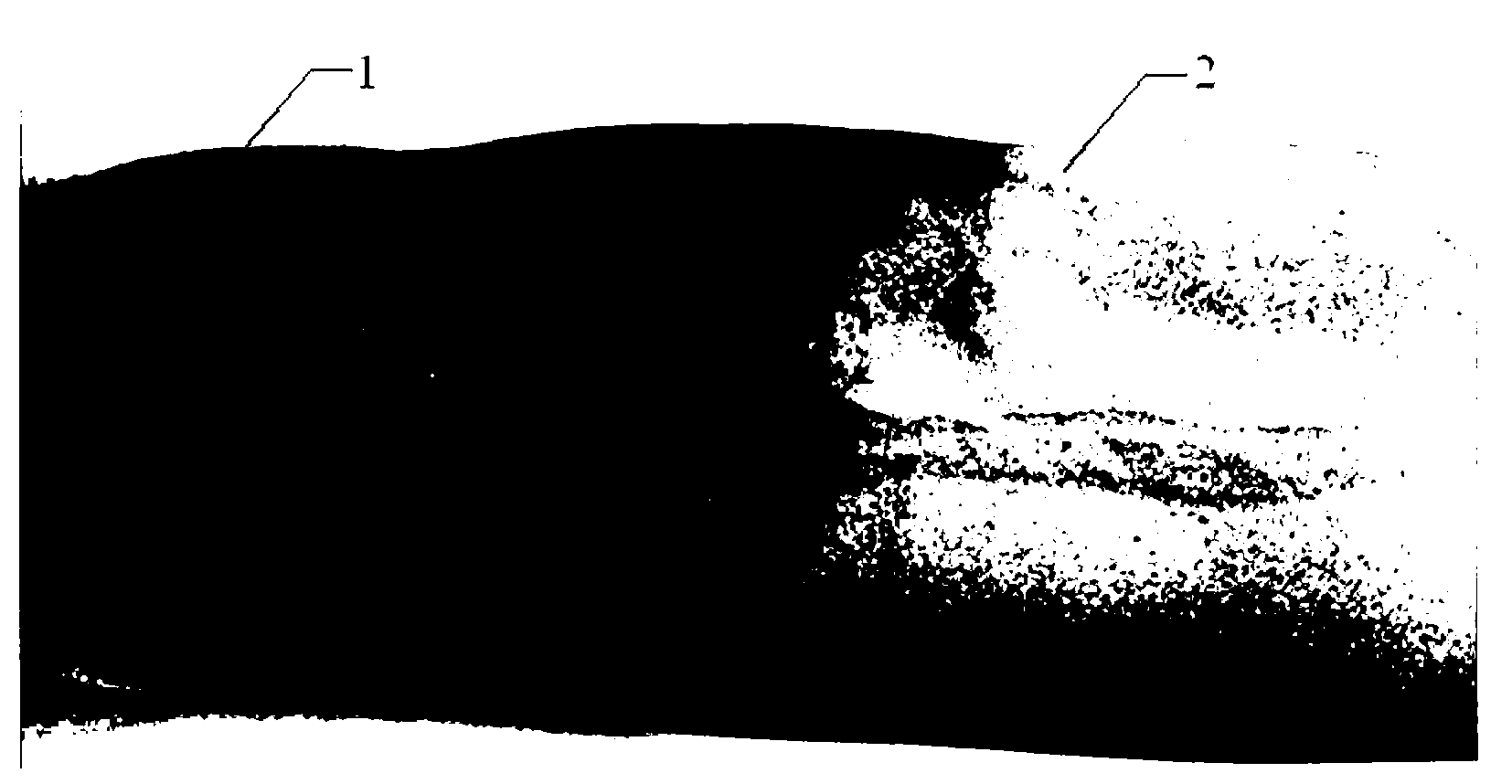 Dry-separation enrichment separation method and system applied to same