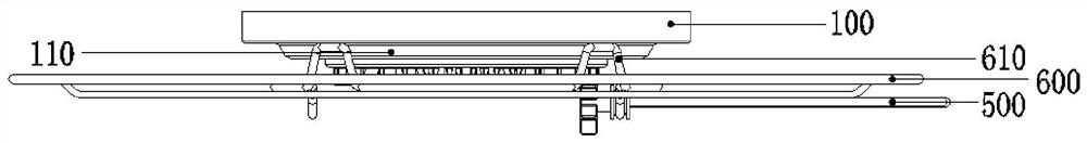 Baking tray assembly and cooking electric appliance with baking function