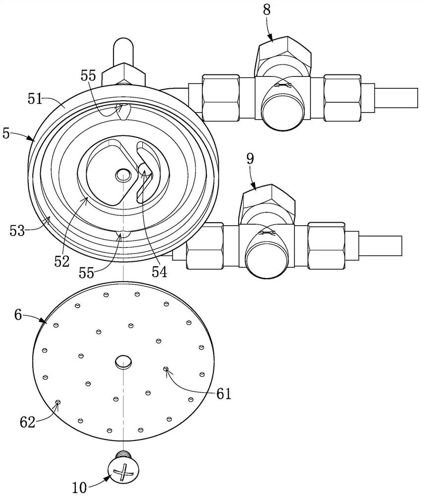 Brewing water injection device