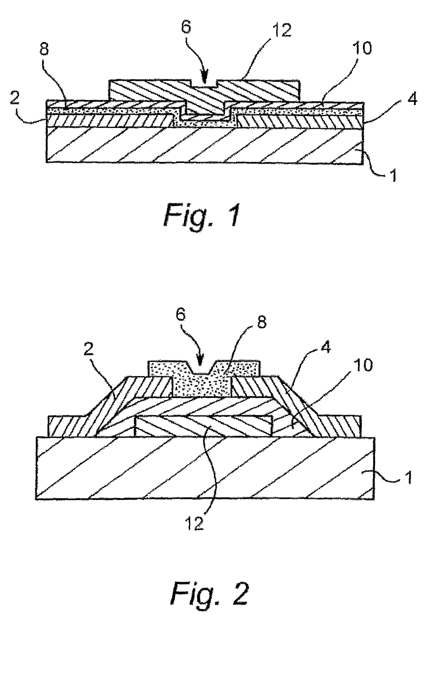 Organic thin film transistors and methods of making the same