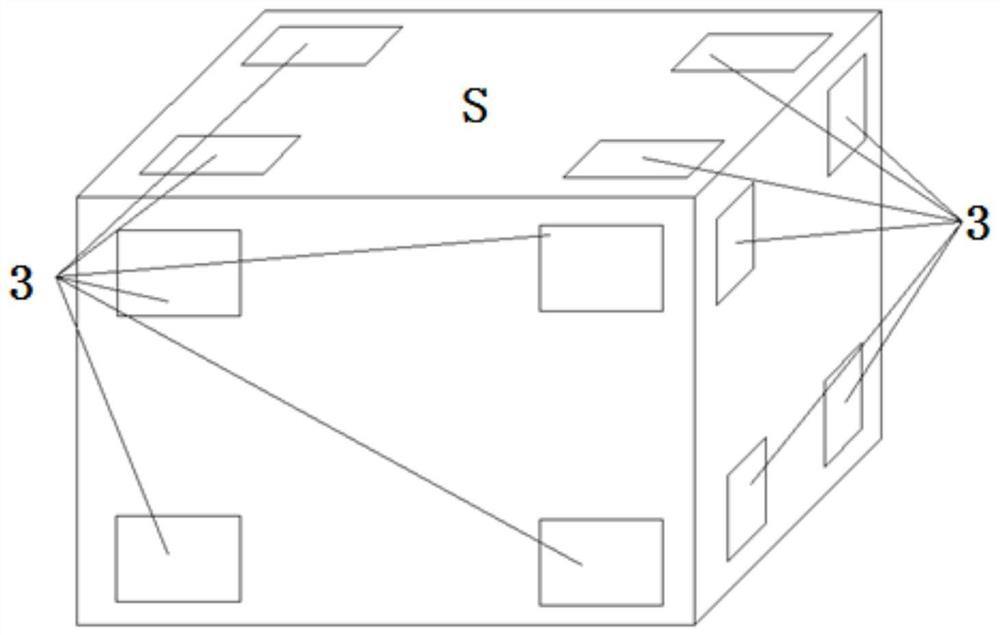 Control method and system for automatically filling light in shooting space