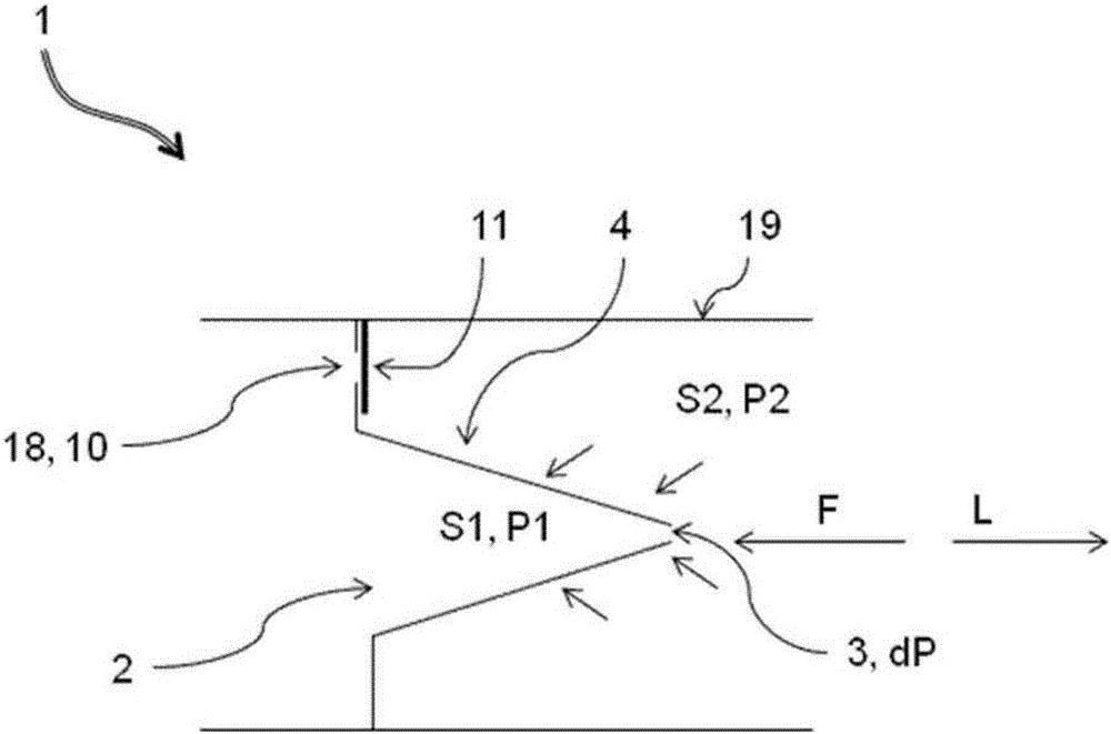 Valve and solar collector working on the principle of thermosiphon