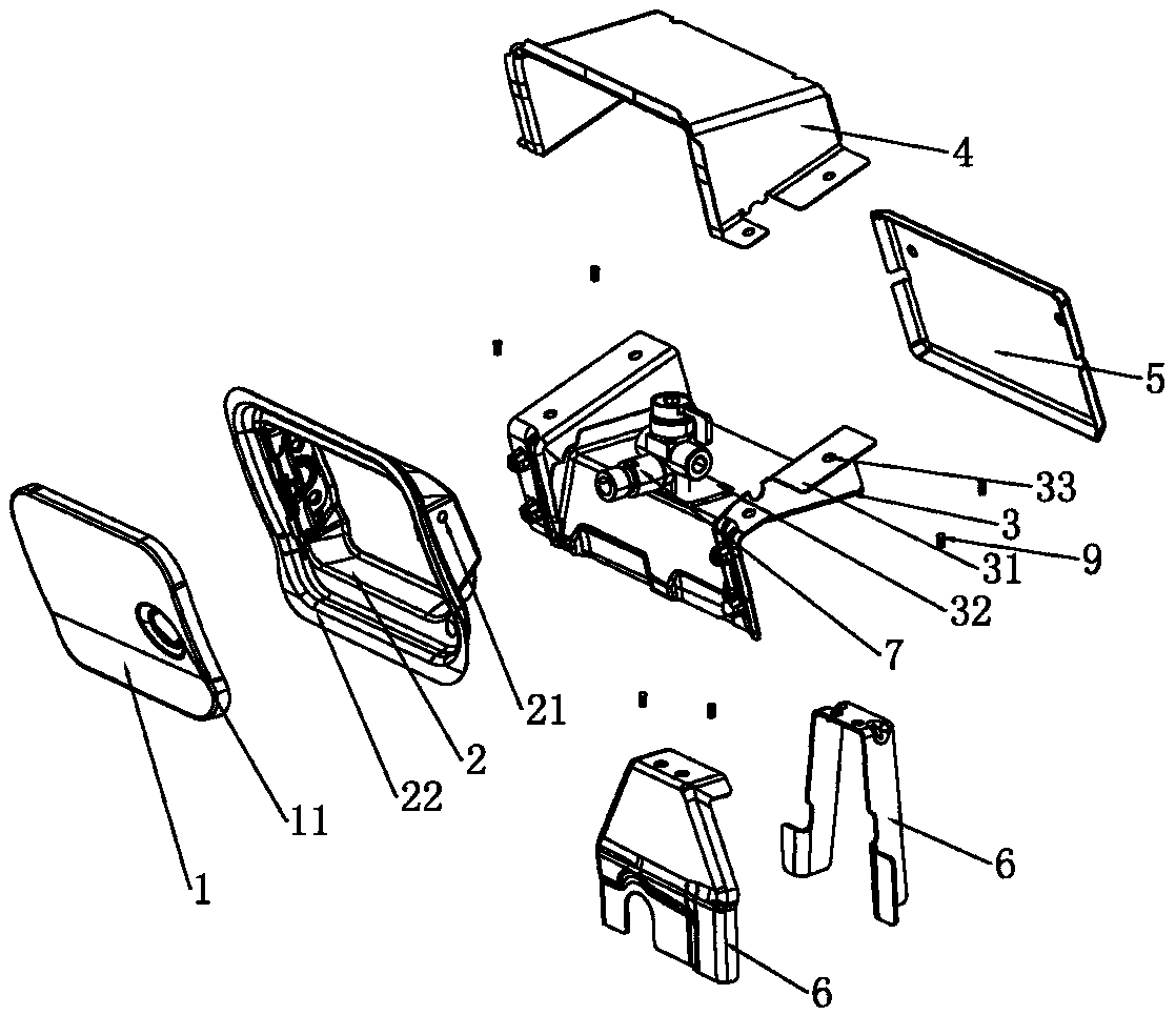 A split type air filling seat