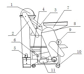 Large-scale huller