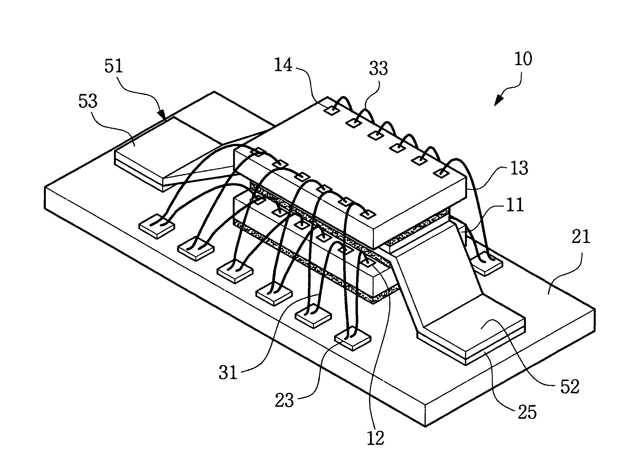 Semiconductor chip package with thermoelectric cooler