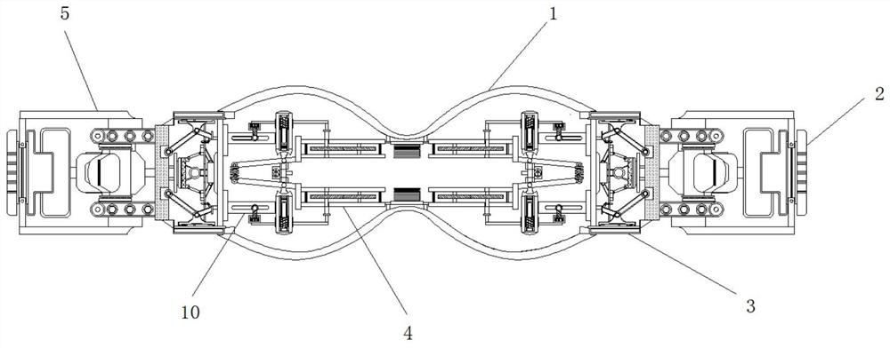 Mobile phone detection equipment for detecting strength of mobile phone screen by utilizing power pressing rod