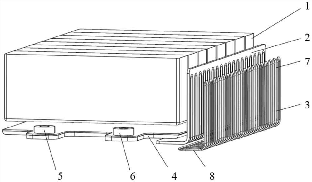 Vehicle battery fast charging heat management system based on L-shaped pulsating heat pipe and temperature control method